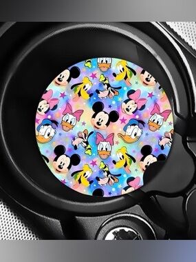 Mickey & Friends Car Coasters Absorbent Set of (2)